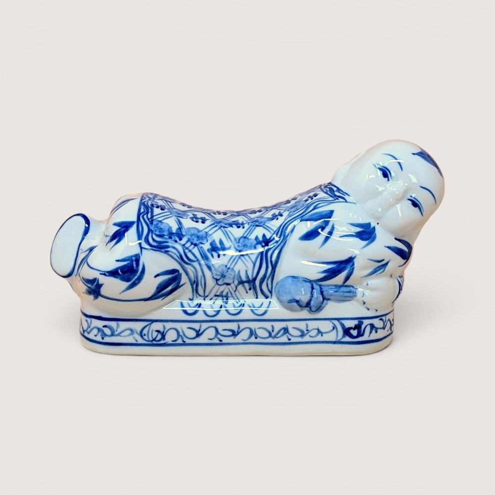 Mid-Century Chinese Porcelain Pillow Head Rest